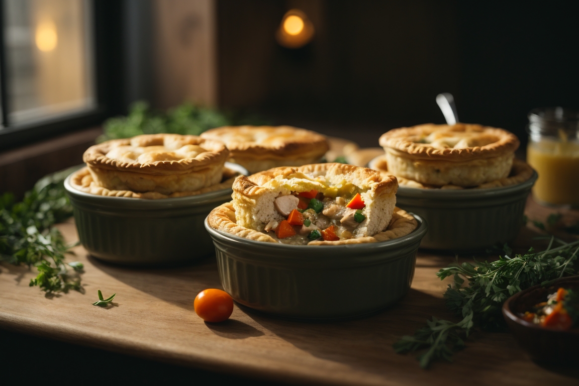 chicken pot pies